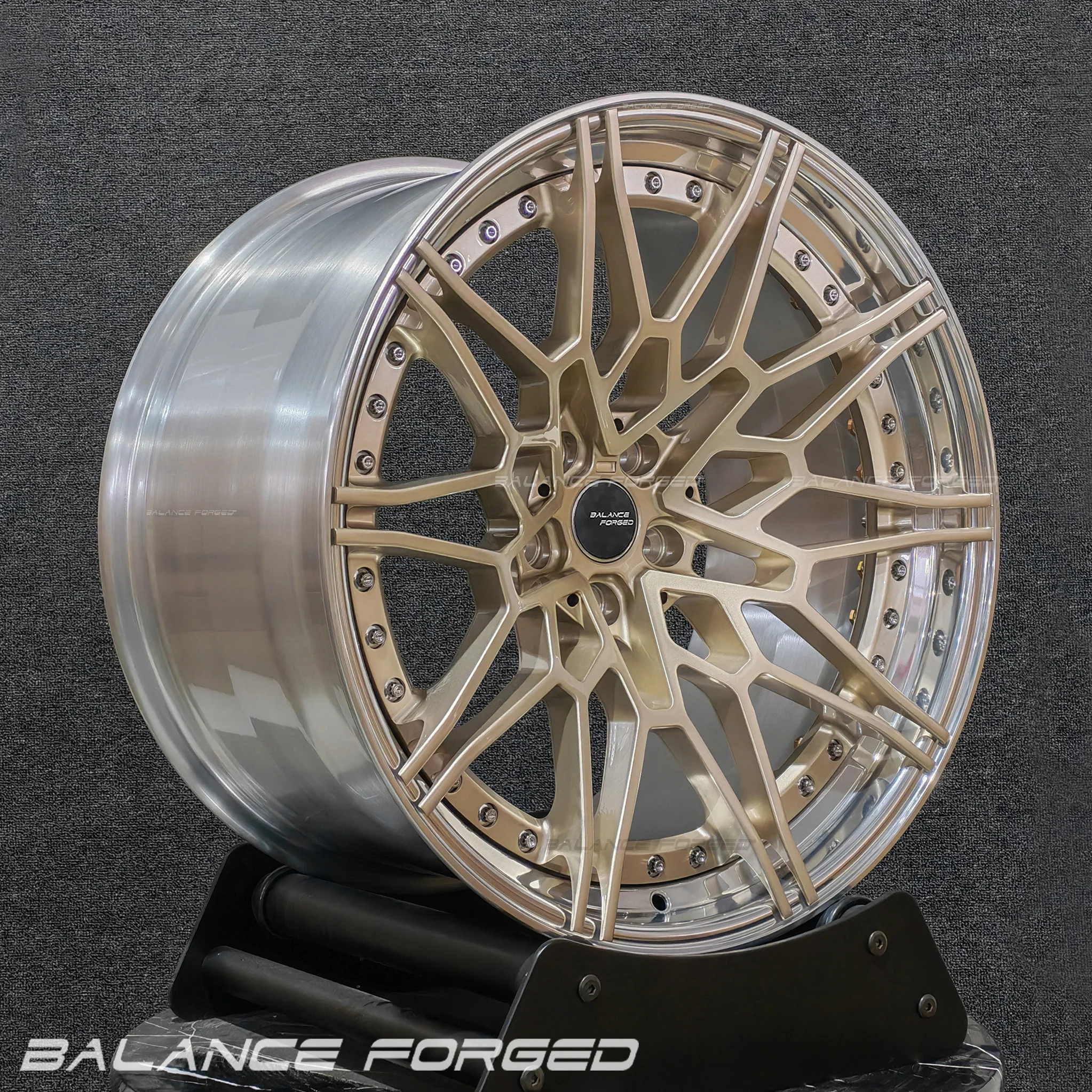 Forged Custom Deep Dish Concave Beadlock Wheels 5x112 For Supra A90 RS5 RS6 RS7 R8 5x112 For BMW G80 G82 M340i