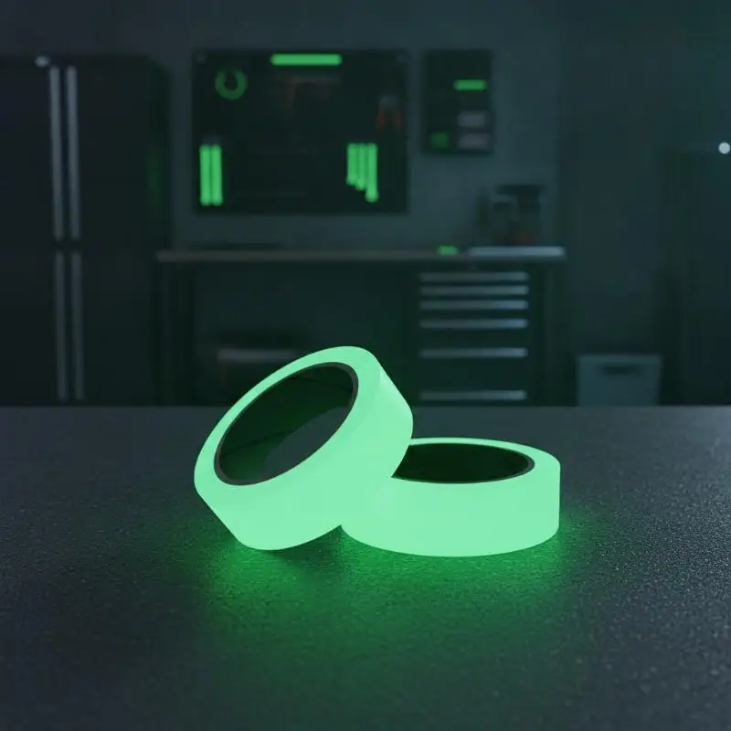 Glow In The Dark Luminous Tape Strong Self Adhesive Long Lasting Luminescence Home Safety Outdoor Stage Marking Decor