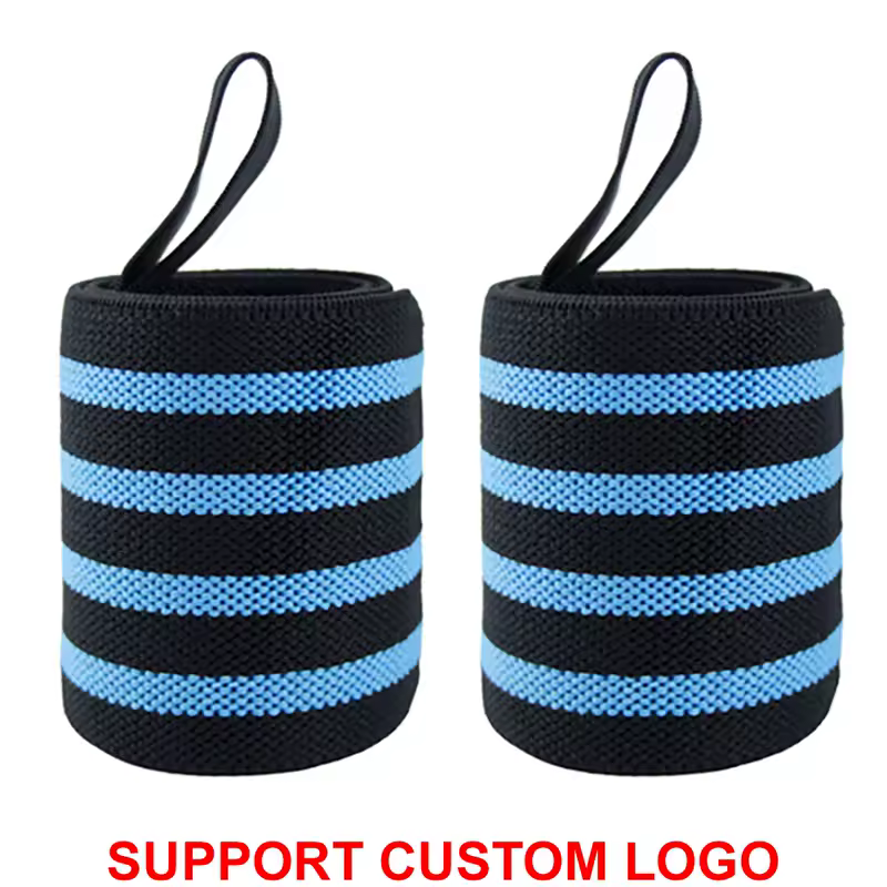 1 Pair Wristband Wrist Support Brace Straps Extra Strength Weight Lifting Wrist Wraps Bandage Fitness Gym Training Custom Logo - Image 9