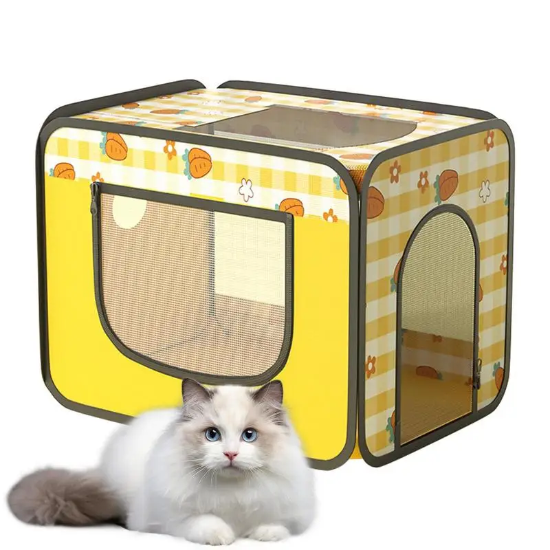 

Pet Dryer Box Portable Pet Kennel Dog Portable Pet Drying Chamber Printed Anti Flying Hair Soft Pet Crate For Dogs Cats