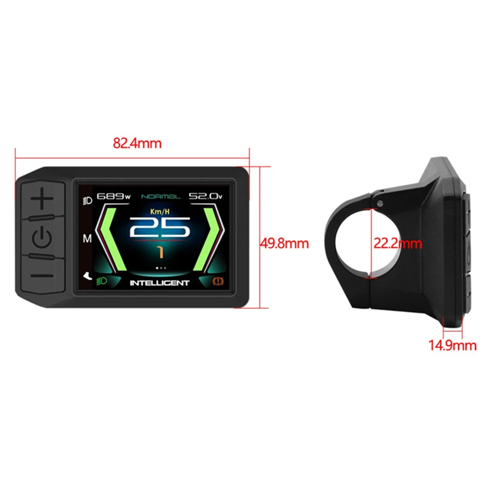 

Дисплей для электровелосипеда AD45 LCD 600C с Bluetooth-навигацией и поддержкой нескольких языков, компьютер для электровелосипедов с центральным двигателем BAFANG BBS01 BBS02 BBSHD