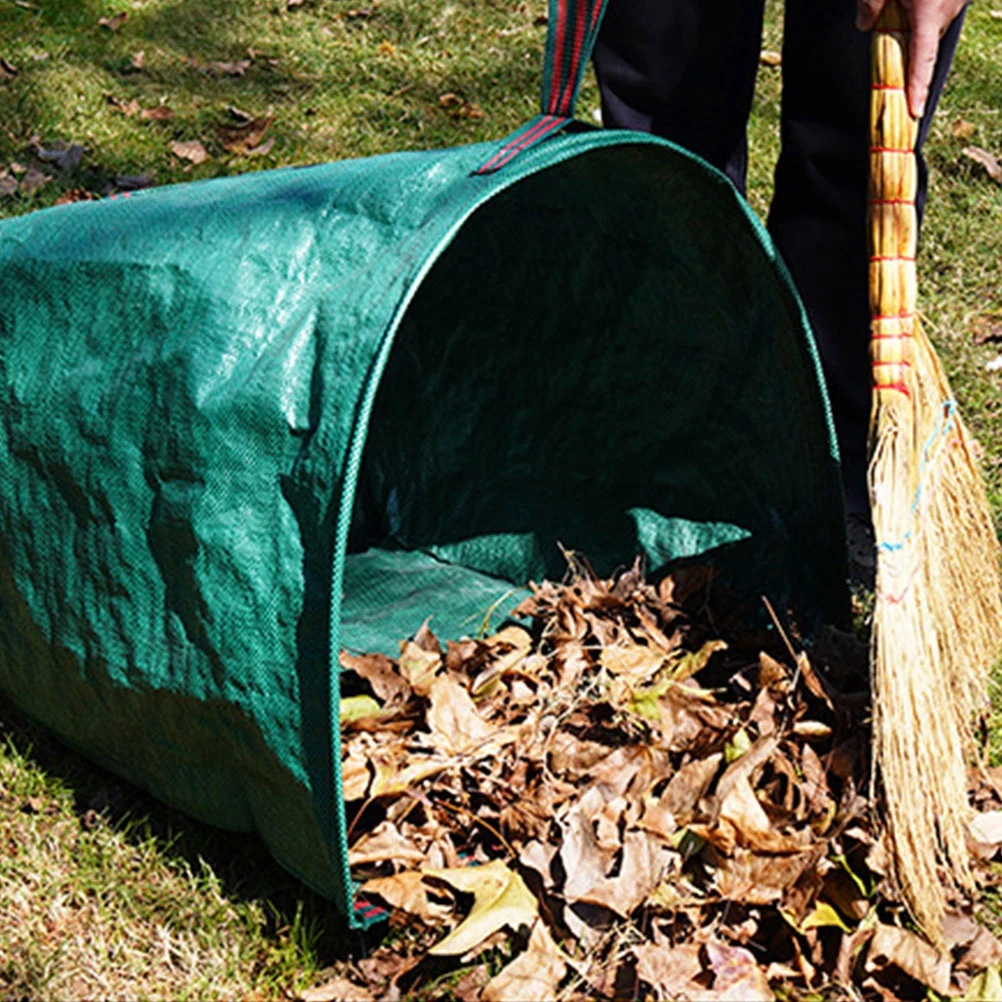 

2 Pcs Large Capacity Leaf Bag Collapsible Garden Trash Bags for Debris Storage Fallen Leaves Outdoor Waste Holder Gardening