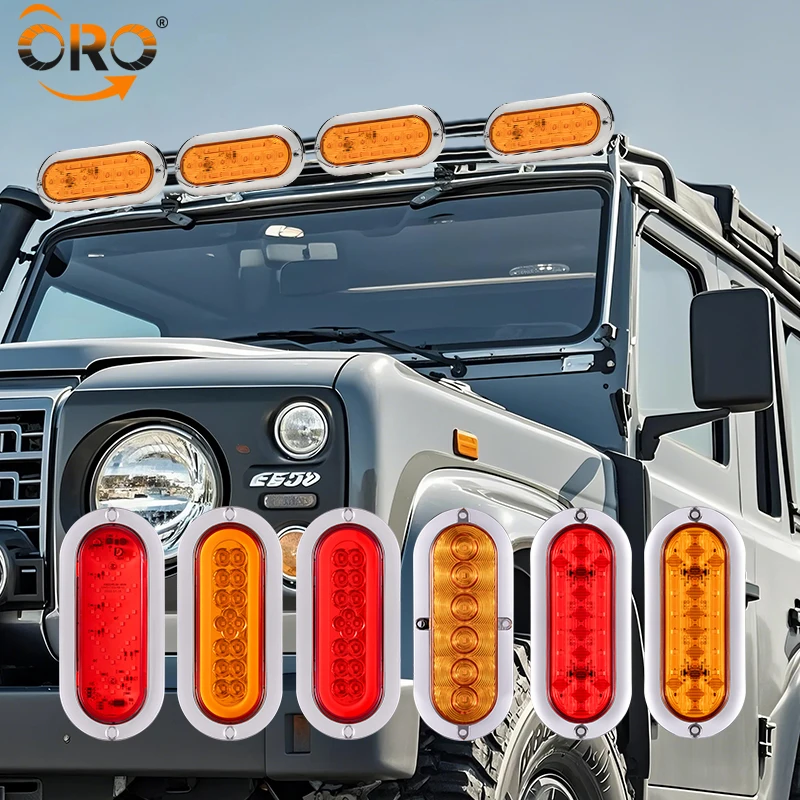 

ORO 3-режимный светодиодный сигнальный фонарь автомобиля: высокая яркость, водонепроницаемый и универсальный, 10-30 В для легковых автомобилей/грузовиков