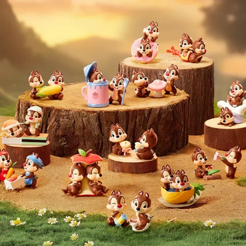 

Pop Mart Disney Kiki and Titi Brothers Series слепая коробка Guess Bag украшение для рабочего стола милая модель подарок девушке слепая сумка игрушки аниме