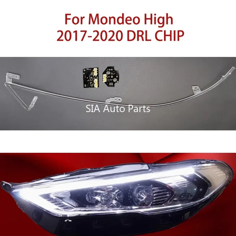 

NEW For Ford Mondeo 2017-2020 LED Conduit Strip Angel Eye White Light Ballast Chip Turn Signal Module Car Headlights DRL CHIP