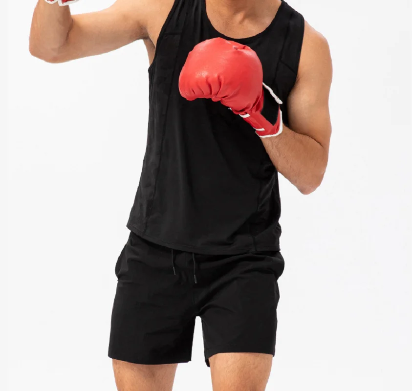 New Men's Fashion Sports Fitness Shorts Comfortable Breathable Quick Drying Pants Loose Leisure Running Short Pant Size S-XXL