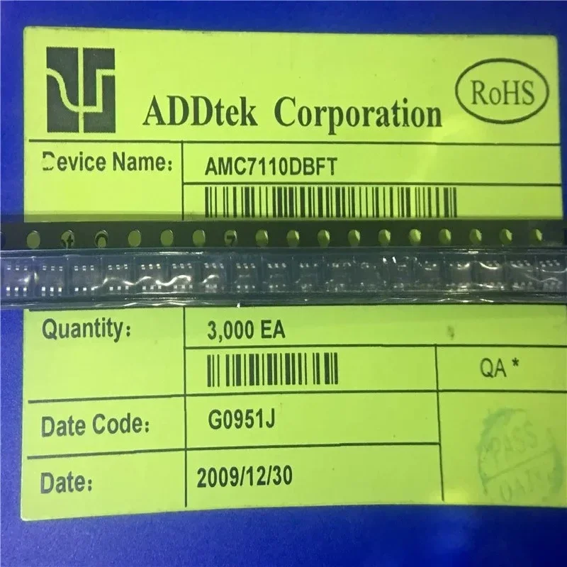 10Pcs AMC7110DBFT AMC7110 silk screen printing S9XJ ADDTEK SOT23-6 imported original, can be shot directly