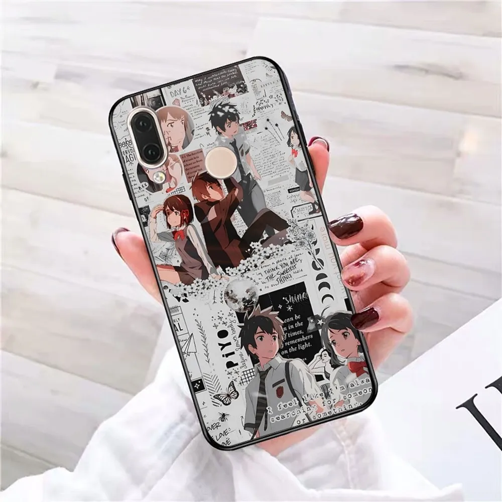 Anime Your Name iphone case For Redmi 5 6 7 8 9 10 plus pro 6 7 8 9 A GO K20 K30 K40 pro plus F3 Fundas