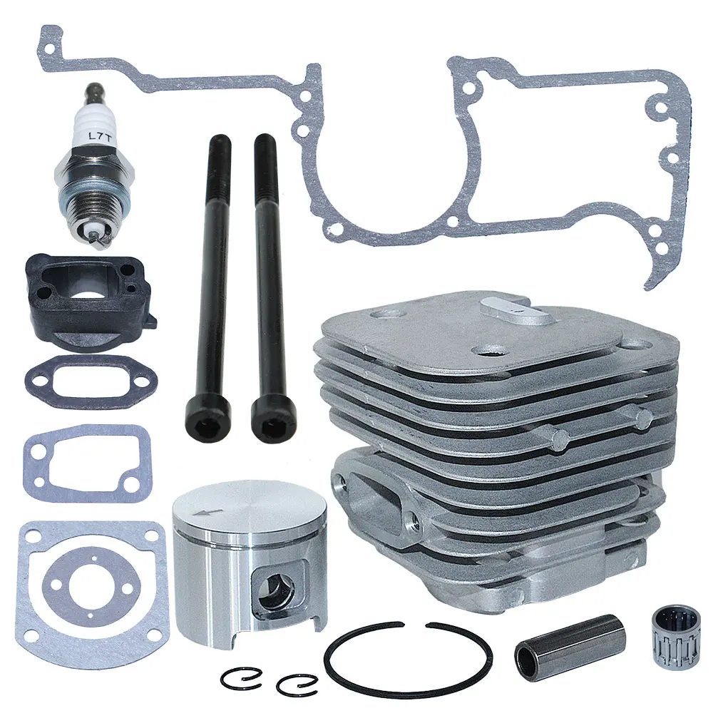 48mm Nikasil Cylinder Piston Crank Bearing Kit for Husqvarna 61 268 272 Jonsered 630 625 Gardening Tools And Equipment