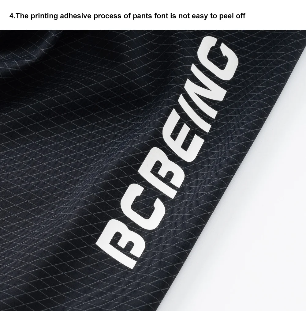 BCBE-ING Herren Aero Radsport-Skinsuit Sommer Kurzarm-Radanzug Leichter Atmungsaktiver Trainingsanzug mit YKK-Reißverschluss – Detail 7