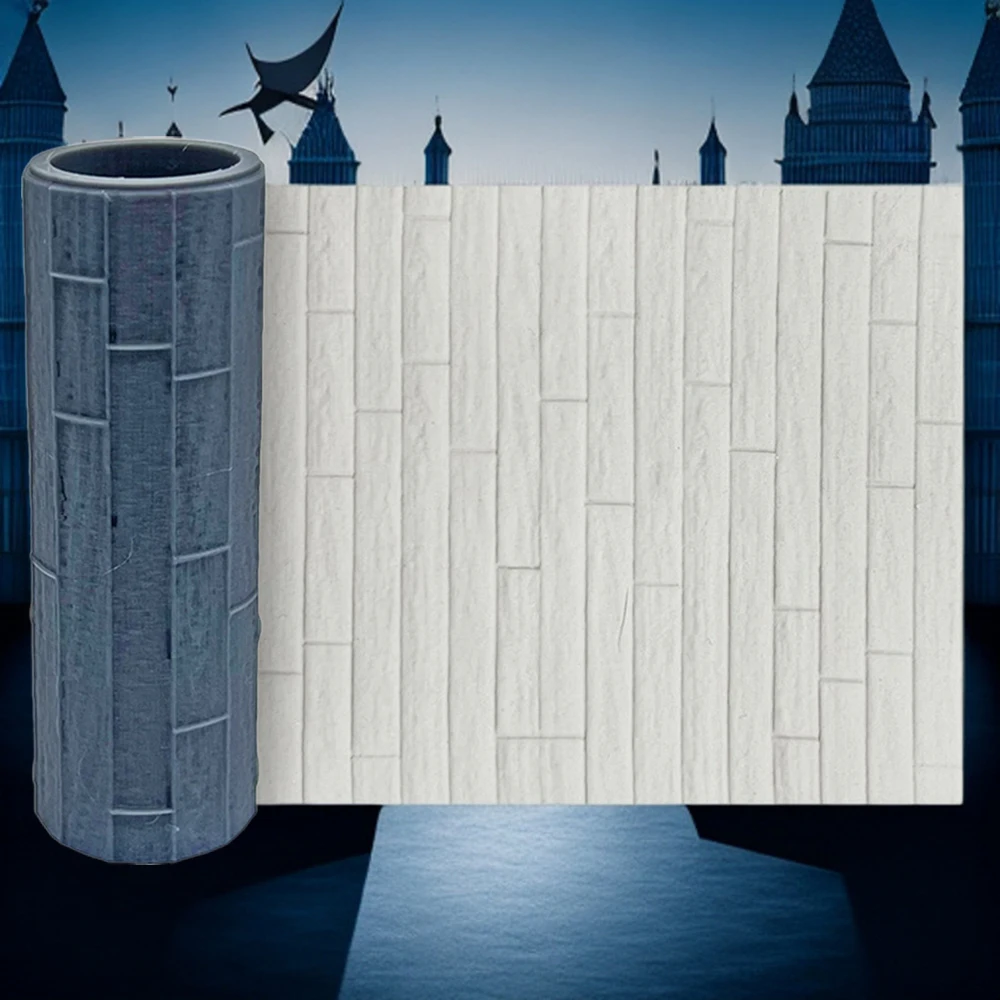 Rolo impresso 3D da textura para paredes ou pisos da construção do polímero da argila da base de Wargaming