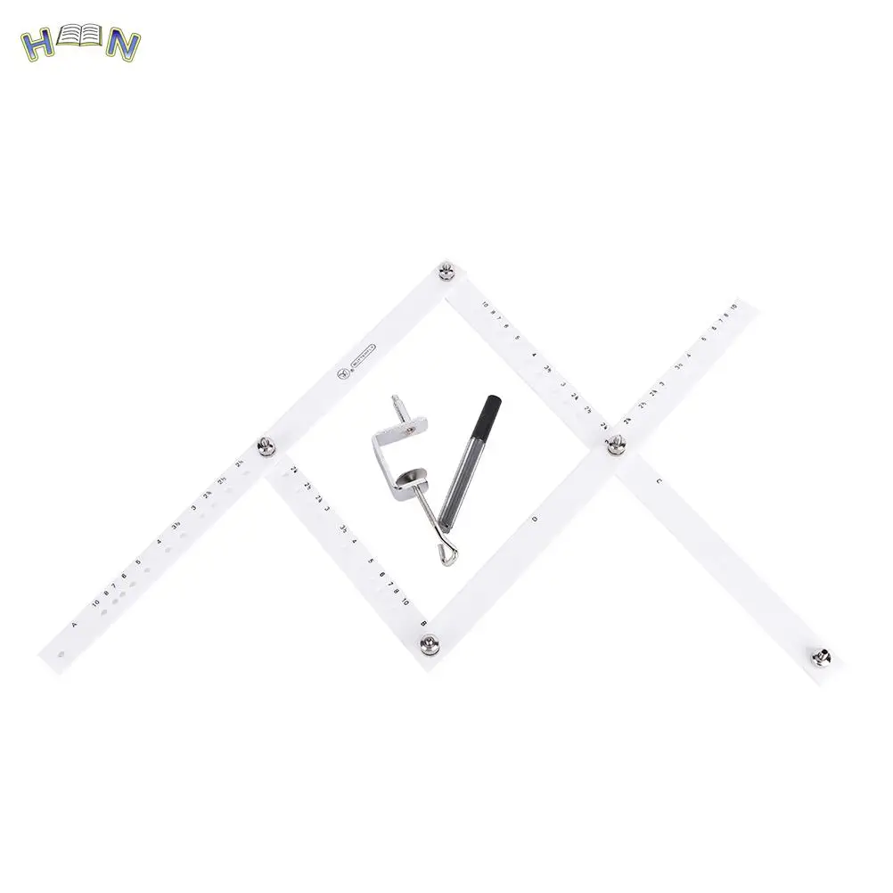 34cm Reducer Enlarger Tool Art Craft For Office School Supplies  Drawing Ruler Artist Pantograph Folding Ruler