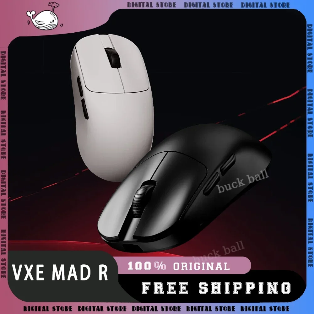 VGN VXE Mad R Major Wireless Gaming Mouse Paw3950 2 Mode FPS Mouse 8k Paw3395 36g Light Weight Pc Gamer Mouses Accessories Gift