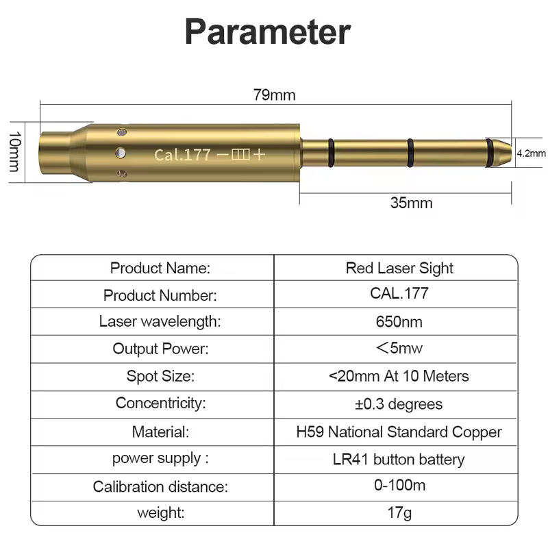 Horizontal Calibration 5.5mm Sight Red Laser Calibration Instrument Zero free Concentric High Precision Sight - Image 15