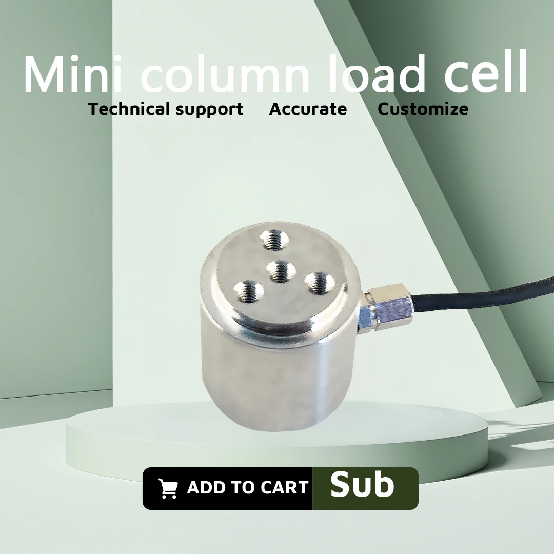 BENGBUZZYQ Sensor de peso de celda de carga de botón de 0-200 kg y indicador de mano Transductor de fuerza de compresión RS232 para uso industrial