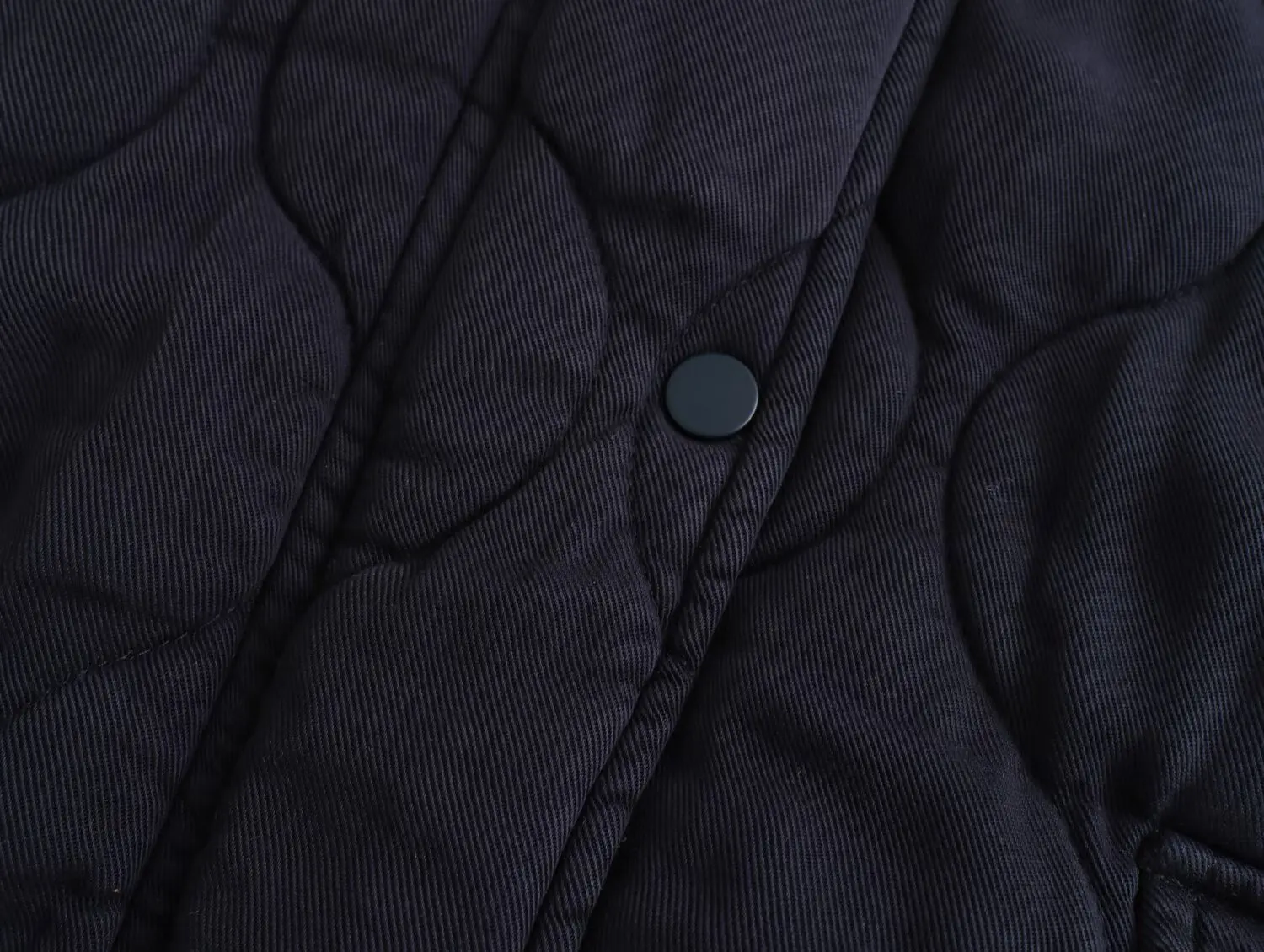 2025, Herbst/Winter, Damenmode, übergroß, verdickt, gesteppt, Pilotenjacke, Retro, langärmelig, Knopfleiste vorne, Damenmantel