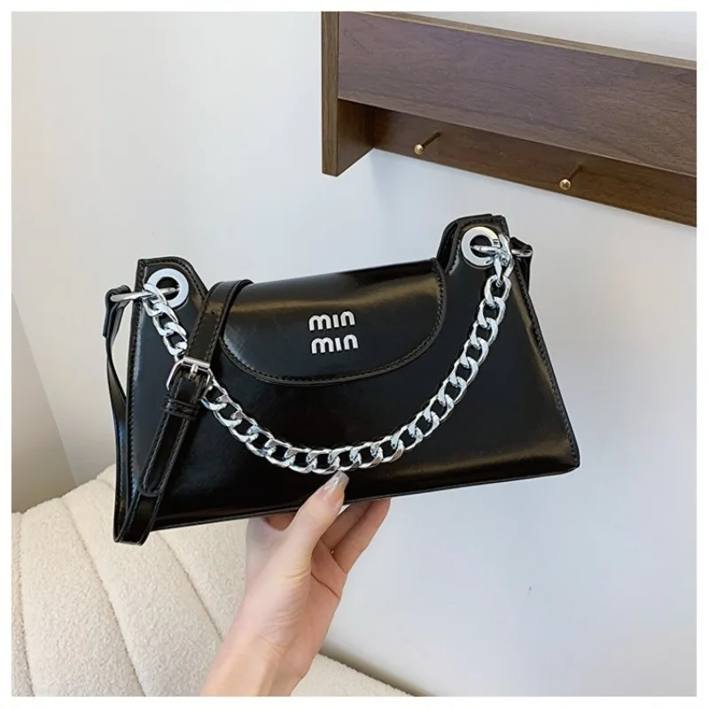 

Stylish Handbag for Commuting - Vintage Printing Presbyopic Shoulder Bag Campus Style Portable Casual Fashion Forward