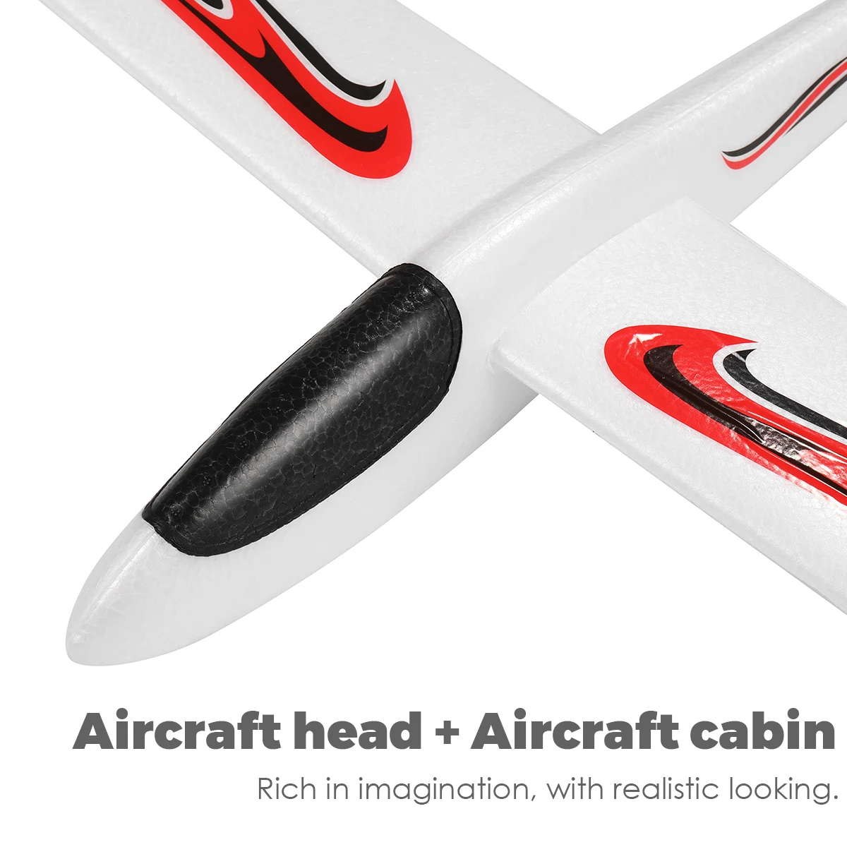 

99cm Large Foam Plane Glider Hand Throwing Airplane Children's Aerobatic Plane Glider Bubble Planes children Outdoor Sports Gift
