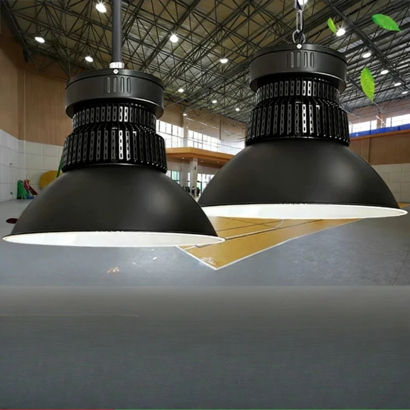 

LED High Bay Light Factory Light Fin Factory Warehouse Workshop Lighting 200w Industrial Chandelier Cover 150w