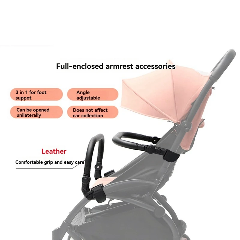 Stroller Bumper Bar Armrest Stroller Accessories Adjustable Handlebar For YOYO/YOYA Baby Pushchair