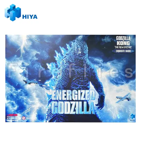 18 cm HIYA Actionfigur Utsökt Basic-serie Godzilla x Kong The New Empire Energized Godzilla Animemodellleksak 6 best sales sh monsterarts - №5