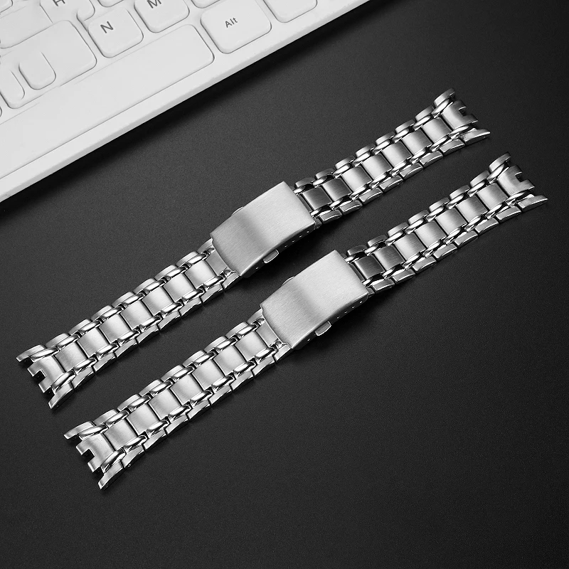 Dedicated Interface Precision Steel Watch Strap For Casio 3745 EF-312D-1A/7A EF312 EFR-300 Men's Metal Watch Band Waterproof