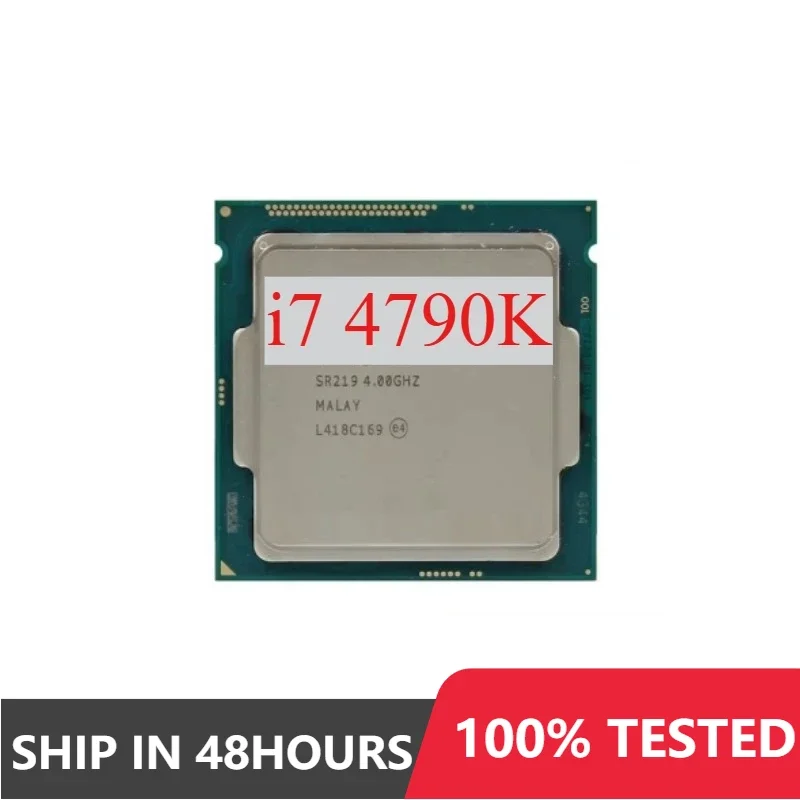 1pcs/lot Perfect test Core i7-4790K 4.0GHz Quad-Core Eight-Thread LGA 1150 i7 4790K cpu processor