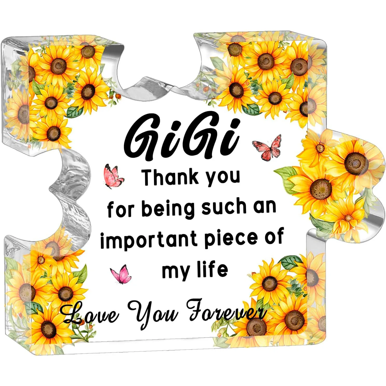 هدايا جيجي هدايا عيد ميلاد الجدة من الأكسدة لوحة أكريليك هدية جيجي لعيد الأم هدية عيد الميلاد ديكور #1