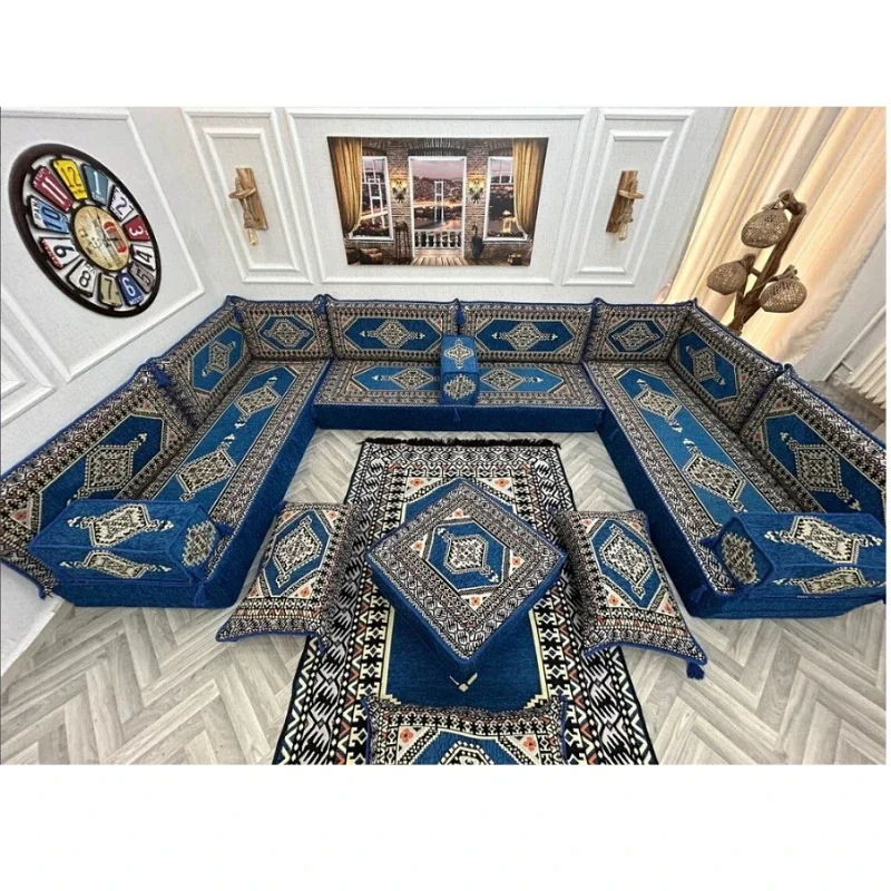 Shaped Arabic Sofa - 1 Set Of 19 Pieces - What's Included In The Price: Covers + Sponge