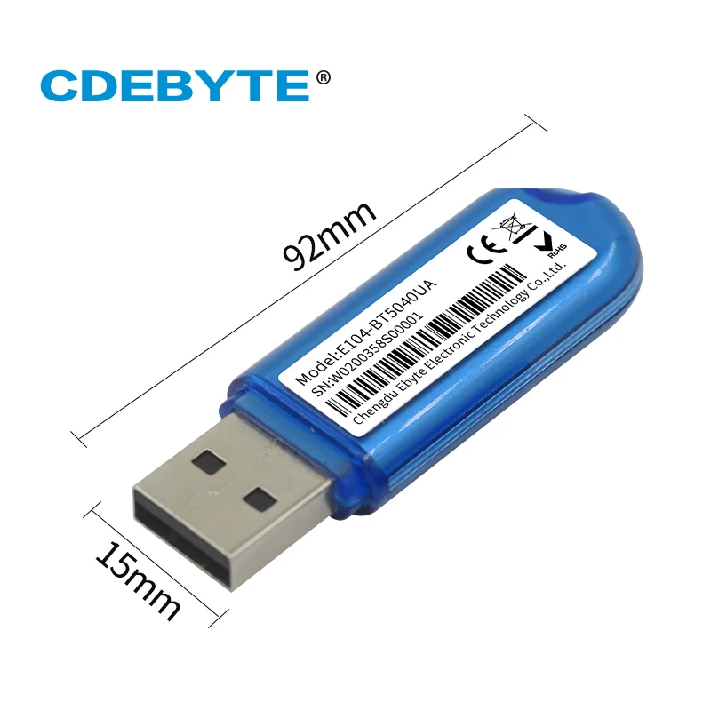 Bluetooth nrf52840 ble 4.2 ble5.0 ferramenta de captura de pacote sem fio usb baixo consumo de energia antena pcb embutida E104-BT5040UA