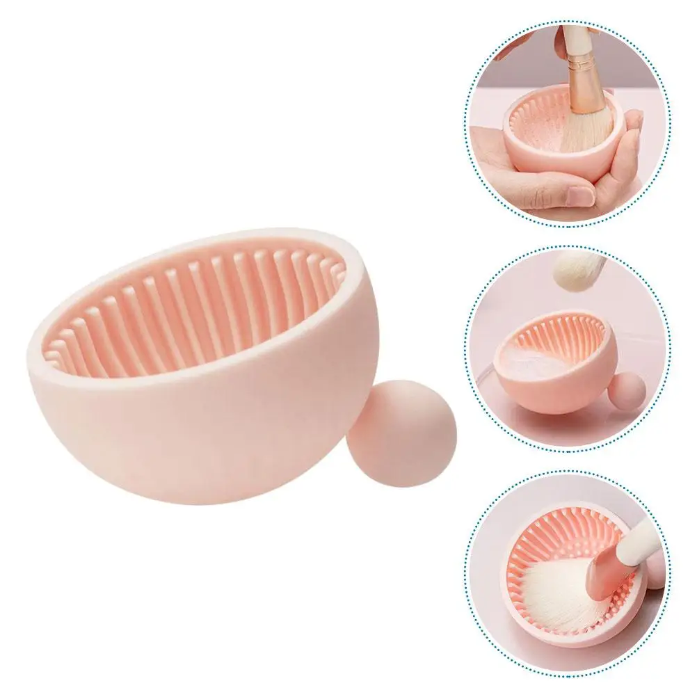 Placa de cepillo de silicona, cuenco, almohadilla de lavado para brochas de maquillaje, salón, hogar, limpiador de brochas de maquillaje, accesorios de herramientas de belleza