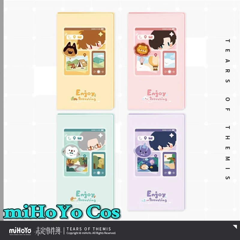 

[Genuine] miHoYo Love Game Tears of Themis Luke Artem Cosplay Q.Ver PU Passport Holder Vilhelm Marius Anime Cartoon Accessories
