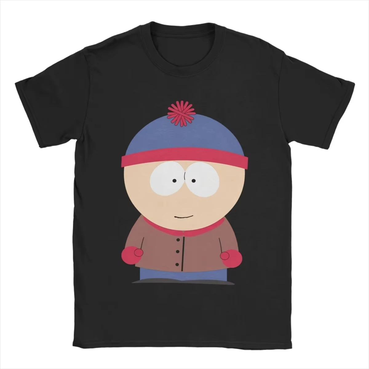 

New Men Women Cartoon South Parks Facial Plaid T-Shirts Cotton Clothing Funny Short Sleeve Crew Neck T-Shirts Classic T-Shirts