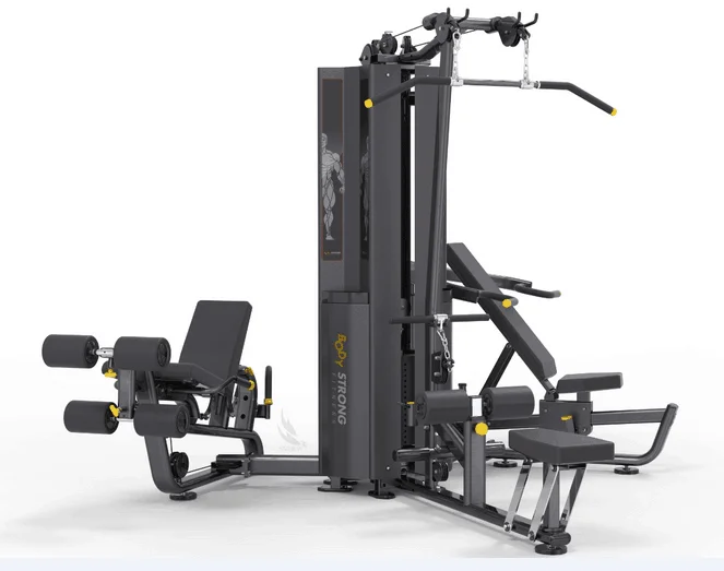 

Commercial Fitness Equipment 3-Station Multi-Functional Trainer Home Use Steel Gym Equipment Factory Direct