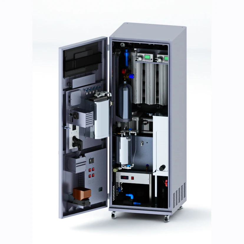 Purified bubble water dispenser Cold drink vending machine