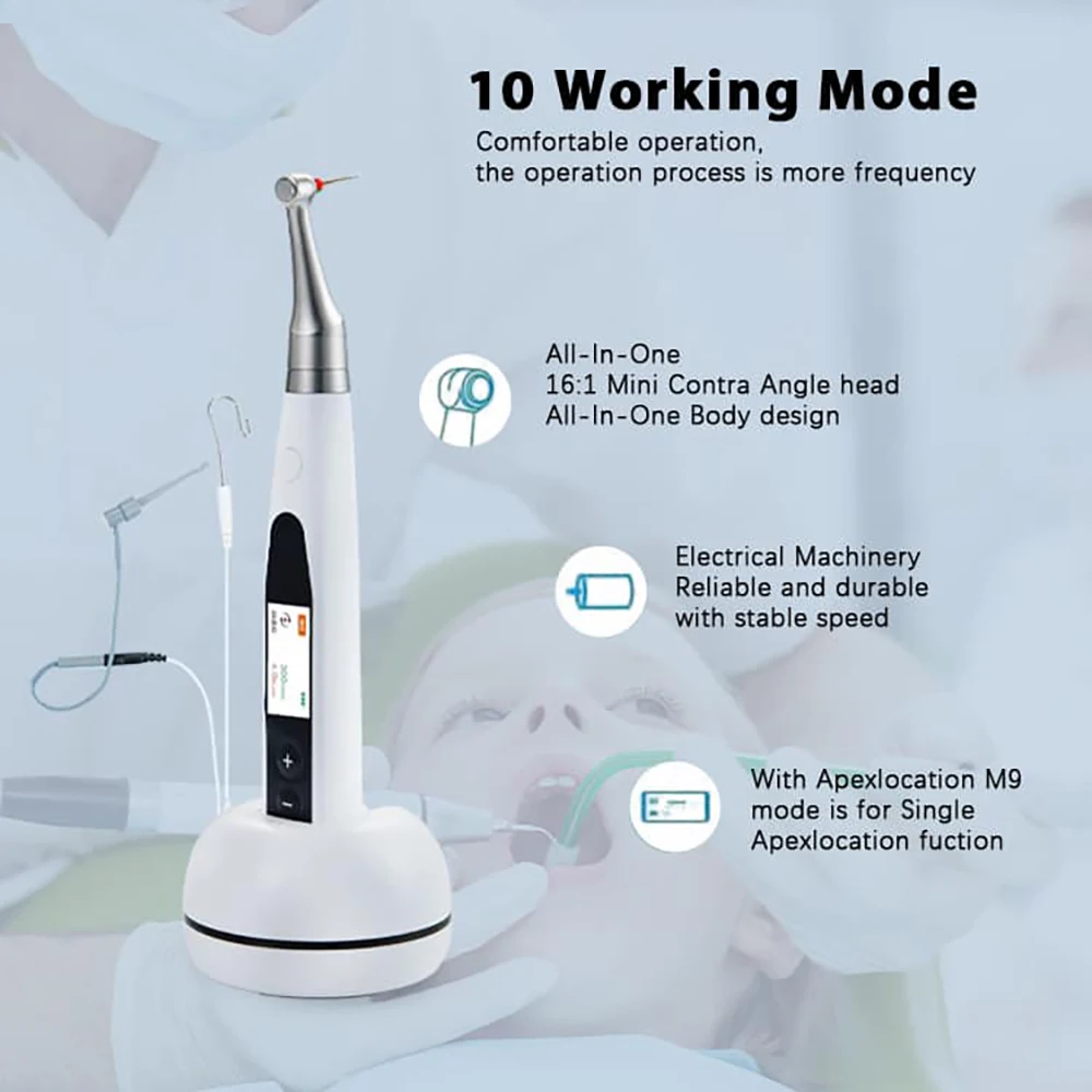 Motor de endodoncia Dental con localizador Apex, equipo endodóntico 2 en 1 para Terapia de Canal radicular, herramienta de odontología