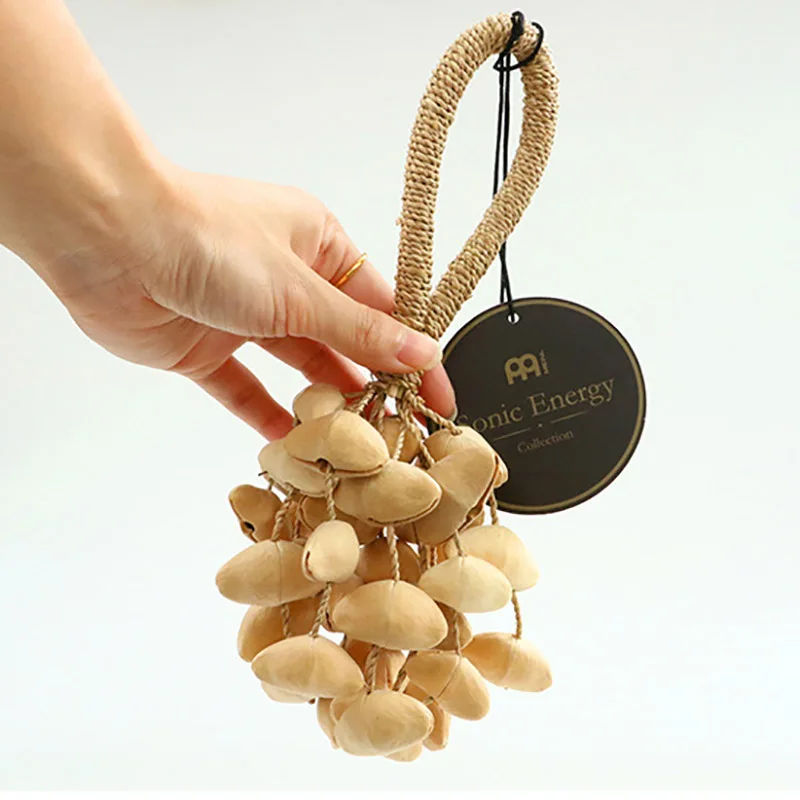 Real Fruit Hand Bell Tribal Characteristic Hand Bell Musical Instruments Natural Plant Accompaniment Percussion Accessories