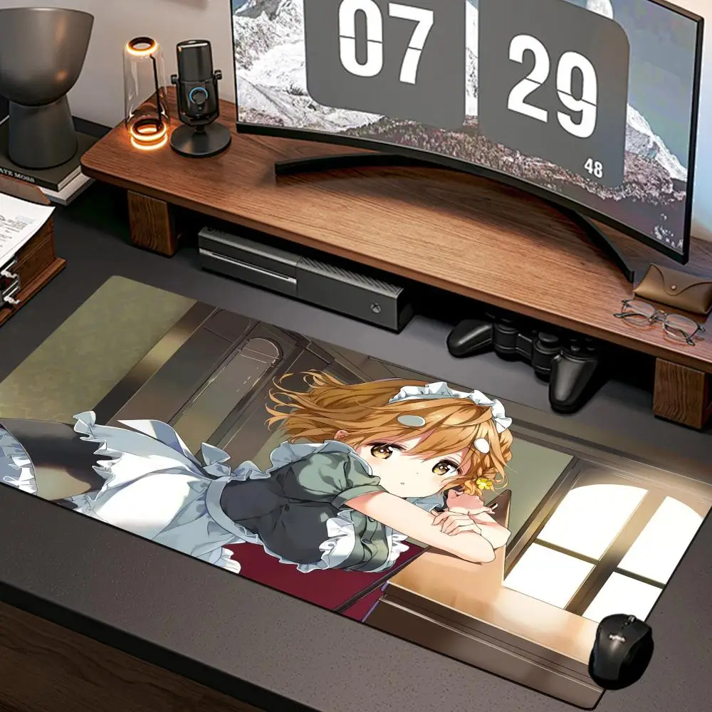 The Art of Masamune kun's Revenge Mouse Pad Pc Gamer office Desk Mat Keyboard Carpet Computer Accessories Anti-slip Anime Rug