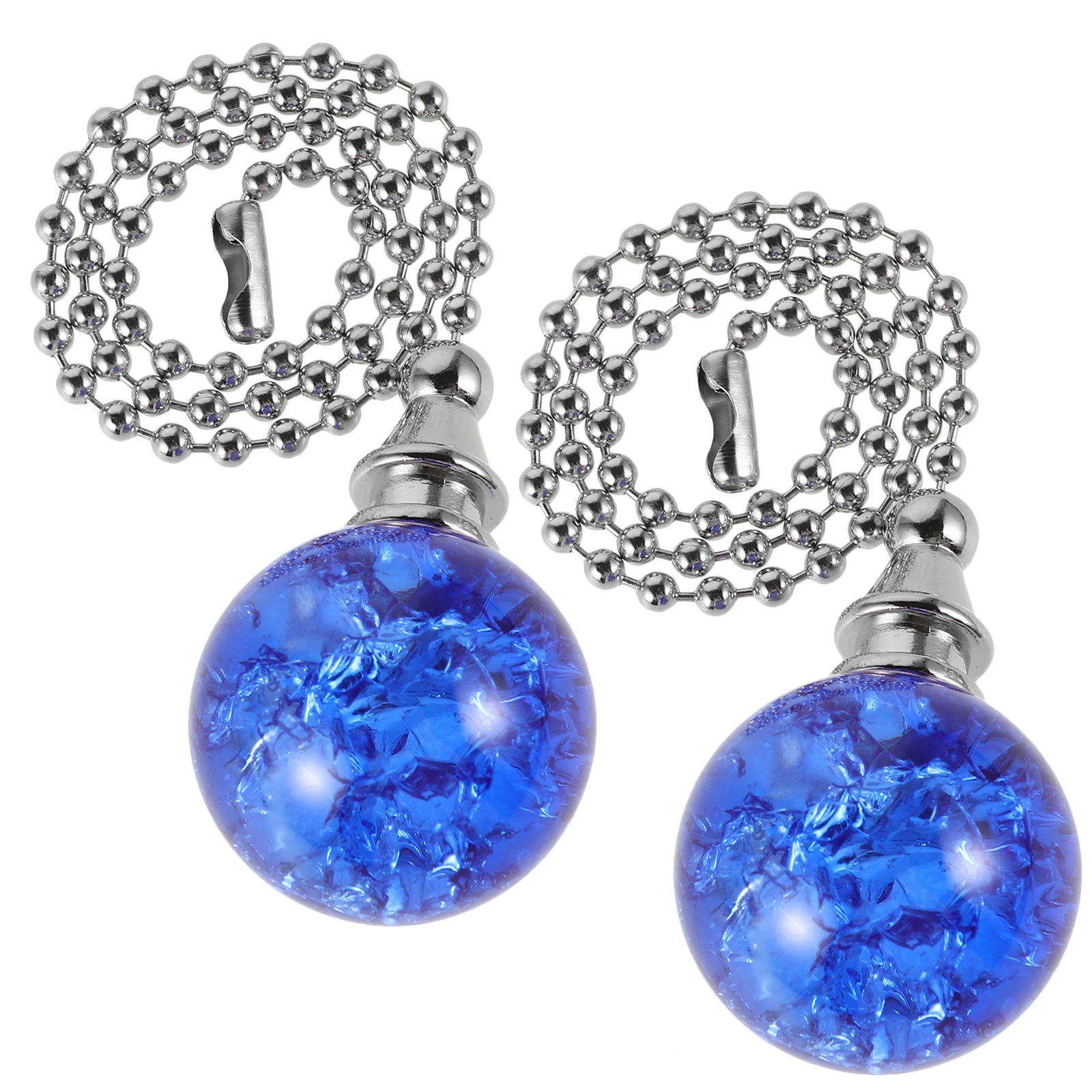 

2pcs Ceiling Fan Pull Extender Beaded Extension Chain For Light Fixtures Lamp Accessories Decorative Fan Pull Chain