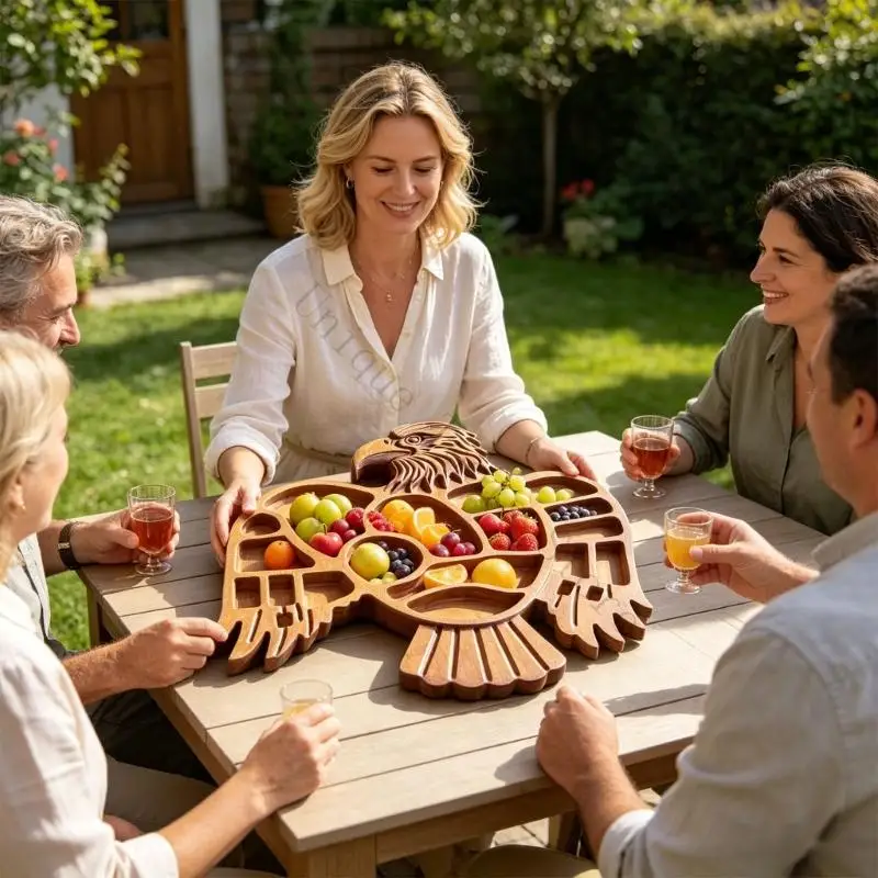 M89A Unique accipiter Form Platter For Cold Dishes Desserts And Finger Foods Featuring Excellent Craftsmanship