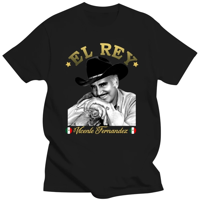 El Rey Vicente Fernandez Mexican Ranchera Mariachi T-Shirt