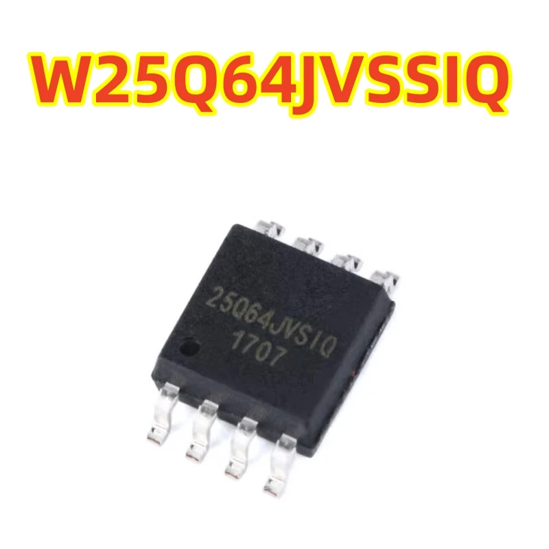 Original Genuine SMD W25Q64JVSSIQ SOIC-8 64Mbit SPI FLASH Memory Chip 100% brand new chip