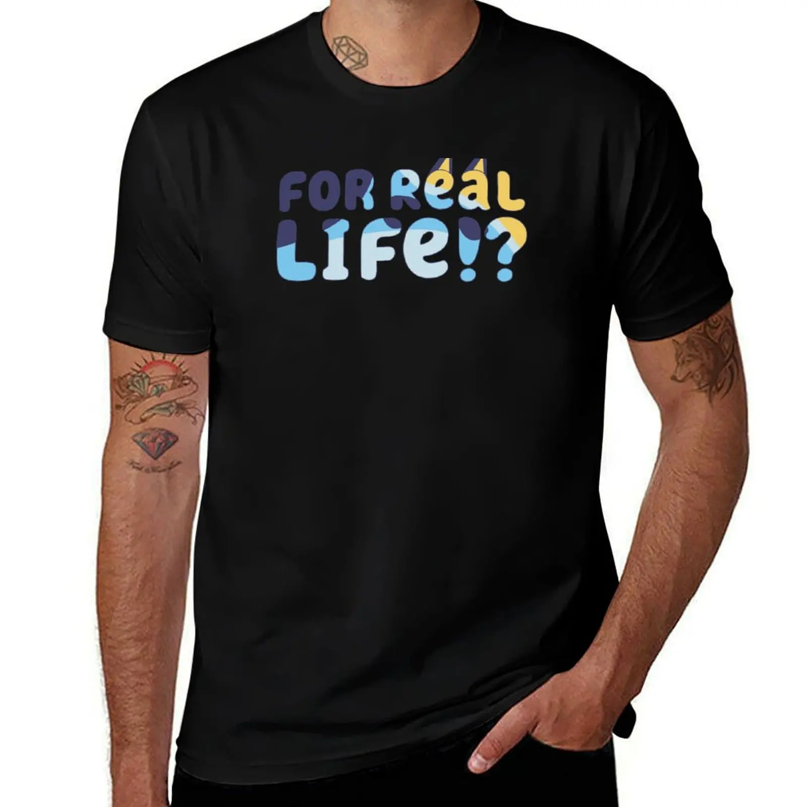 camisetas divertidas Real para la vida jal Camiseta para camisas hombre algodón hombre gráfico divertido t hombre algodón suave para