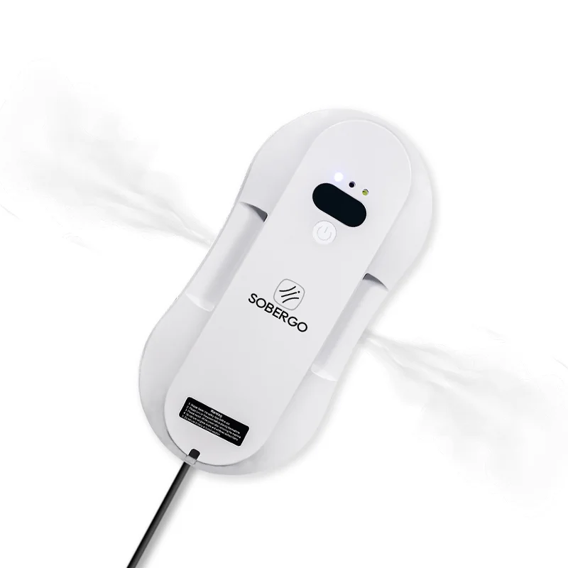 Sobergo Smart Window Robot Cleaner 3Rd Gen 6.2cm Ultra Slim/5600Pa Suction/Korea Type Adapter and User Manual - Detail Angle #02