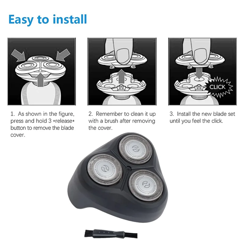 Replacement Shaver Head for Philips AT610 AT620 FT618 FT658 FT688 FT600 Electric Shaving Razor Blade Accessories image 4