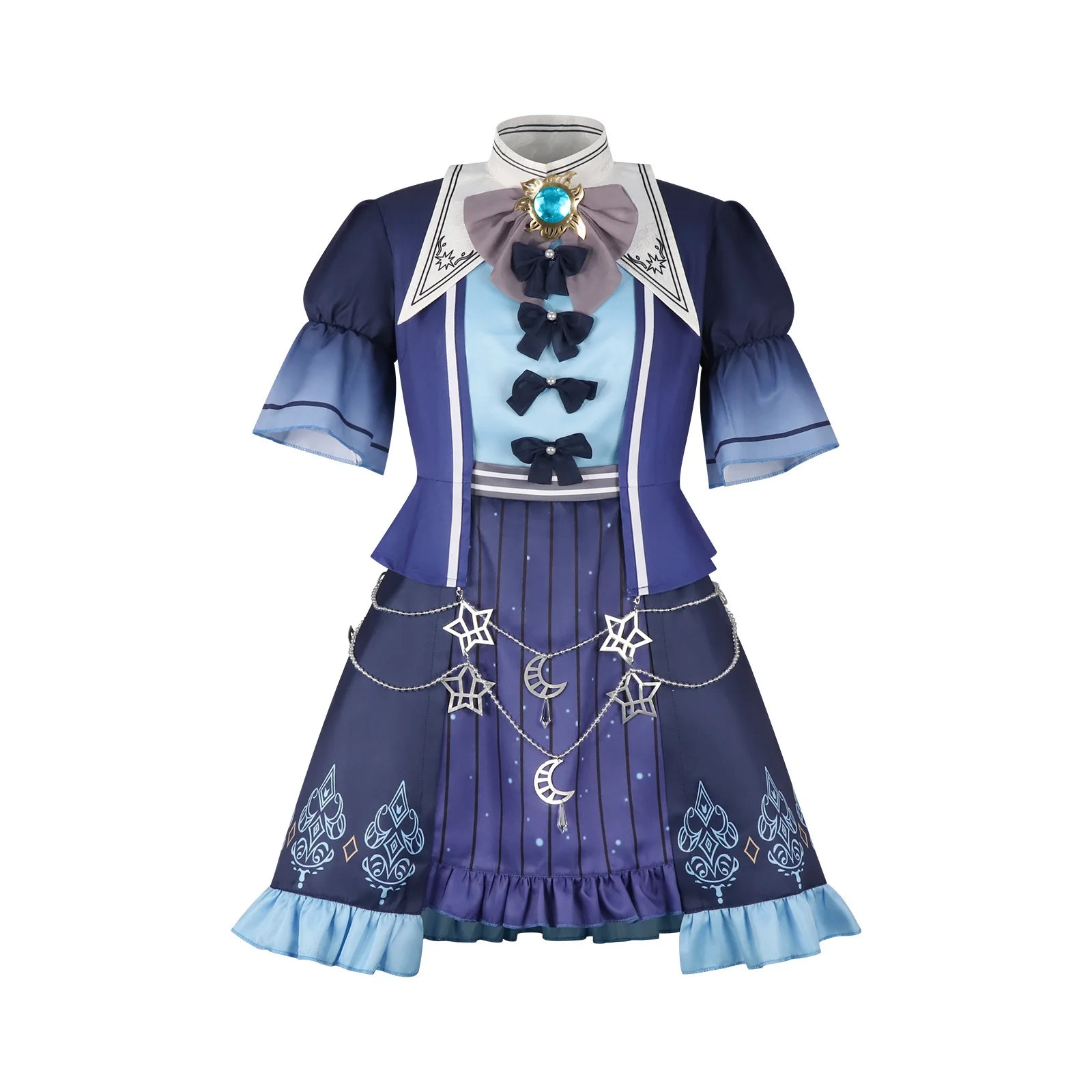 

Anime Purple Star Akiyama Mizuki Cosplay Costume Anime Project Sekai Lovely Lolita Dress Uniform Halloween Outfit