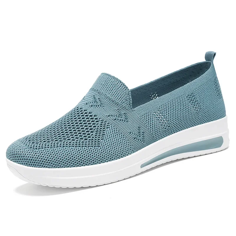 

Spring Autumn Women Slip on Platform Shoes Mesh Breathable Comfortable Non-slip Loafers Zapatos De Mujer Plus Size 36-41