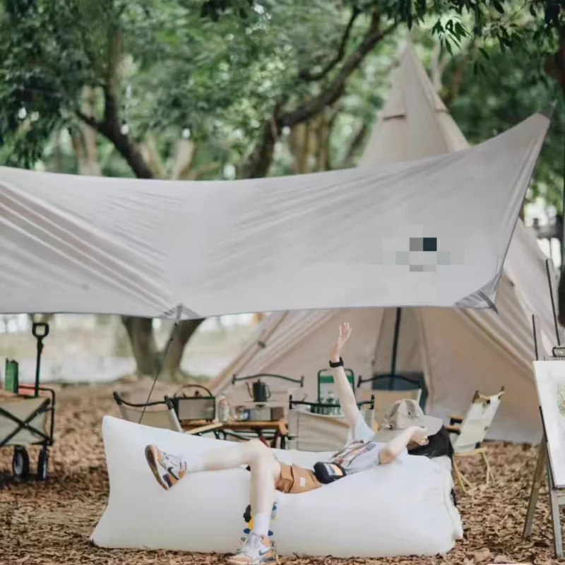 야외 휴대용 게으른 팽창식 소파, 물 해변, 잔디 공원, 에어 베드, 장난감, 팽창식 의자, 빠른 팽창식 에어 소파