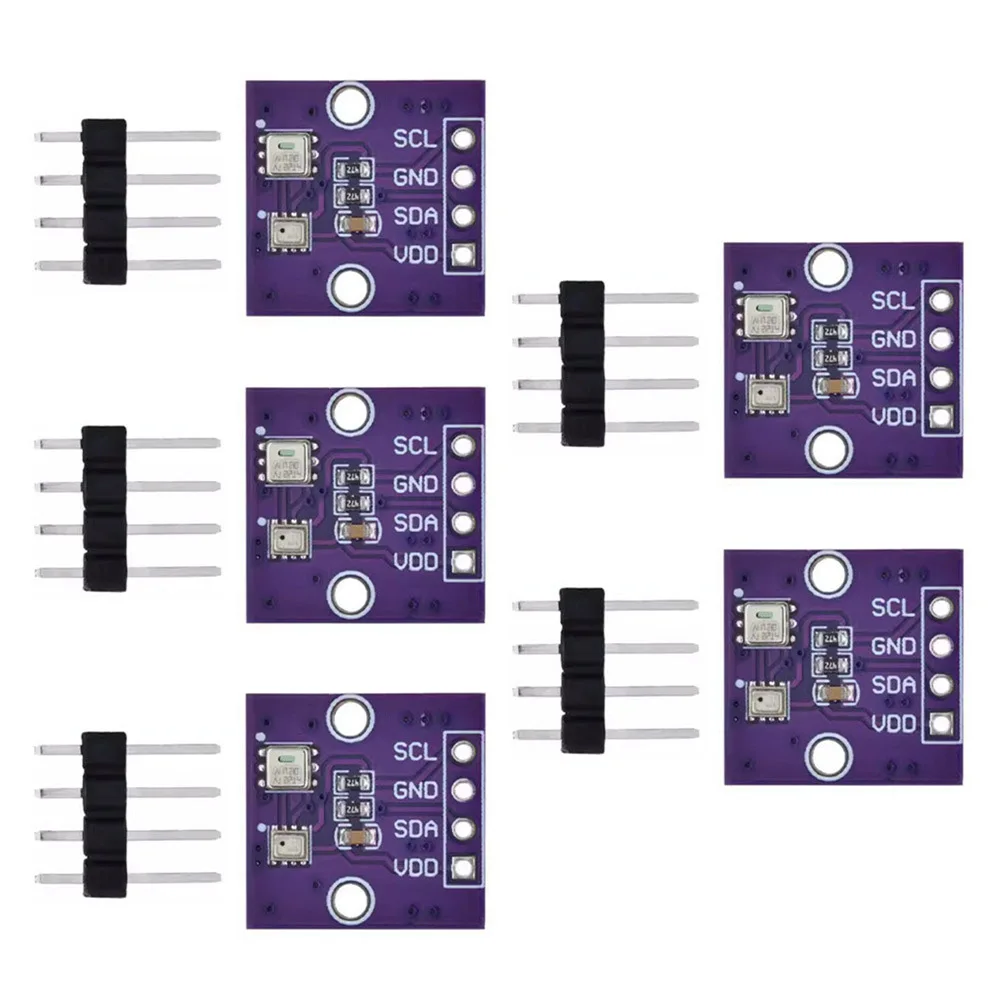 AHT20 and For BMP280 Integrated Sensor Board for Real Time Temperature Humidity Atmospheric Pressure Monitoring Applications
