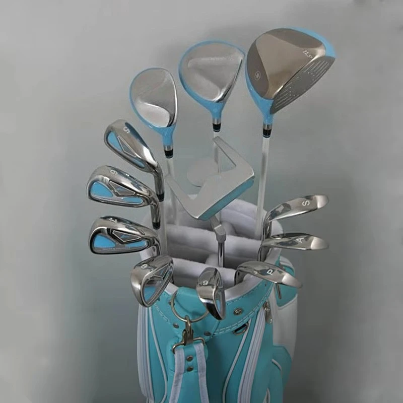 

Hot Selling Custom Left Handed Lady Golf Club Set 13-rods Complete Drivers for Women with Rubber Grip